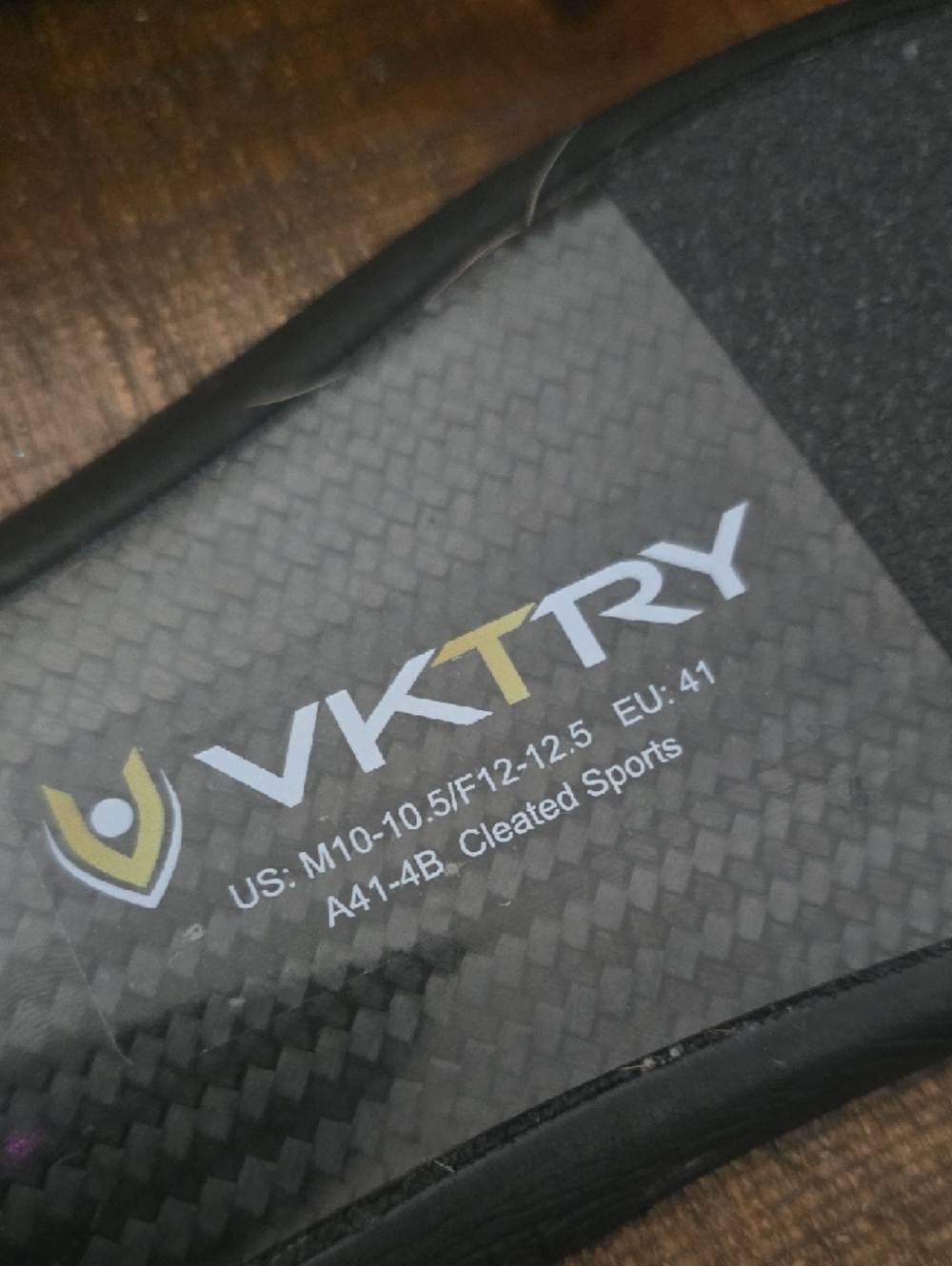 VKTRY Men’s Black Performance Insoles - Low-Profile Support - Picture 9 of 9
